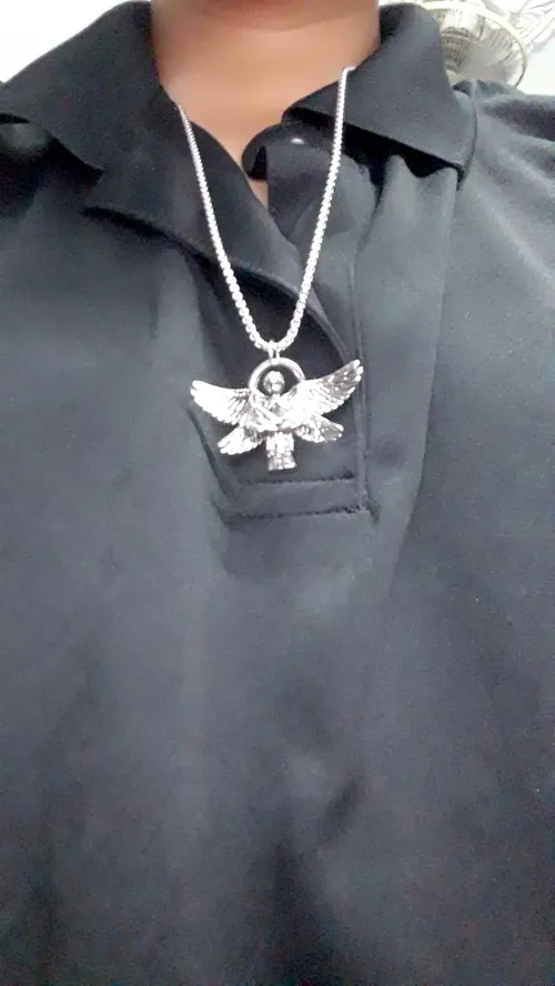 Seraph Angel Pendant Necklace for Men and Women photo review