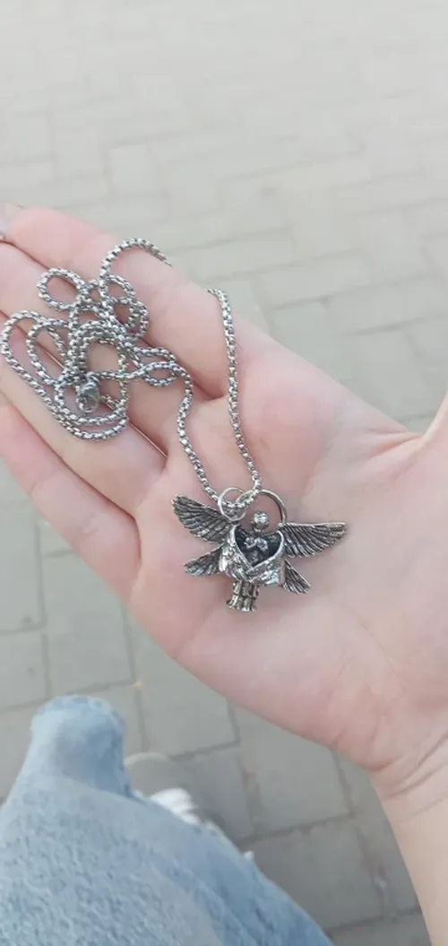 Seraph Angel Pendant Necklace for Men and Women photo review