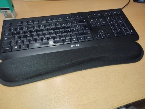 Set Black Keyboard Anti Slip Wrist Rest Pad Hand Wrist Support Cushion photo review