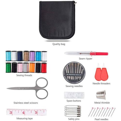 Sewing Kit DIY Sewing Supplies Basic Hand Sewing Kit for Beginner Emergency Travel Home Portable