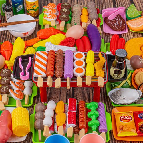 Simulation Food BBQ Grill Skewer Barbecue Set Kitchen Toys