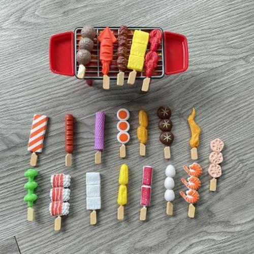 Simulation Food BBQ Grill Skewer Barbecue Set Kitchen Toys