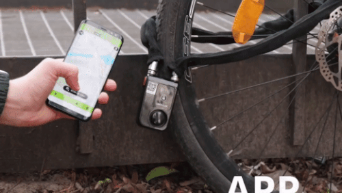 Smart Bluetooth Bike Alarm Lock with 110dB Anti-Theft Security