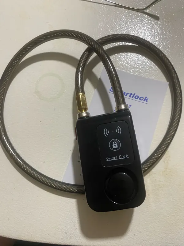 Smart Bluetooth Bike Alarm Lock with 110dB Anti-Theft Security photo review