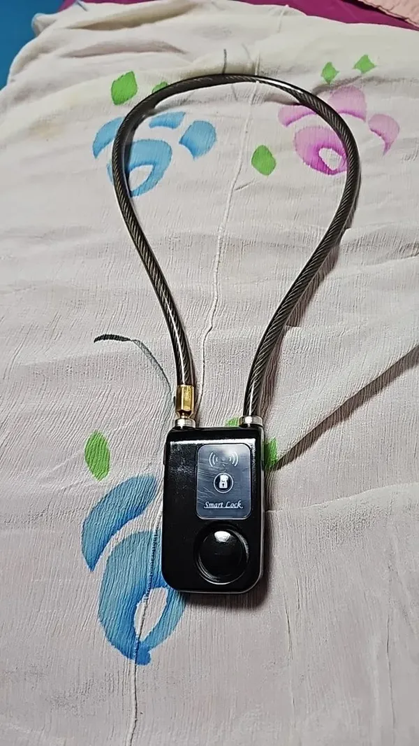 Smart Bluetooth Bike Alarm Lock with 110dB Anti-Theft Security photo review