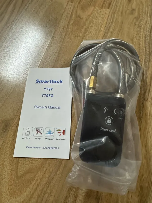 Smart Bluetooth Bike Alarm Lock with 110dB Anti-Theft Security photo review