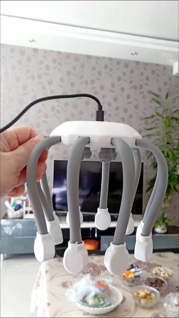 Smart Electric Head Massager Octopus photo review