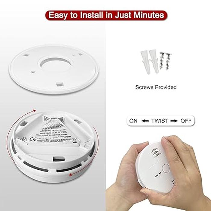 Smart Smoke &amp; Carbon Monoxide Alarm Detector Device