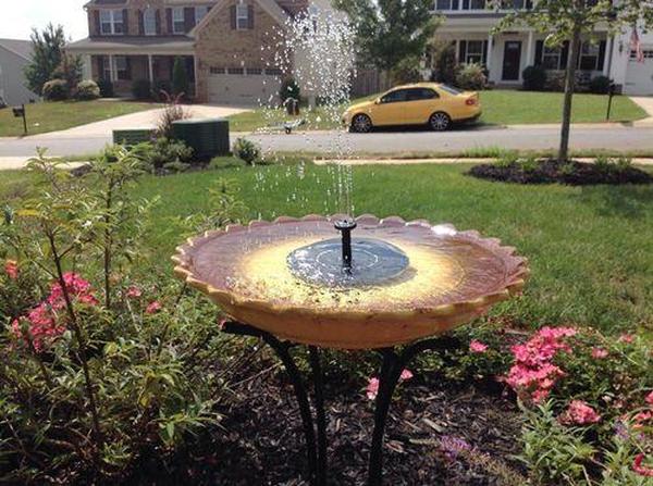 Smartgarden - Solar Powered Bird Bath Fountain Kit photo review