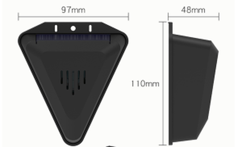 Solar Animal Repellent with 13 Sound Modes