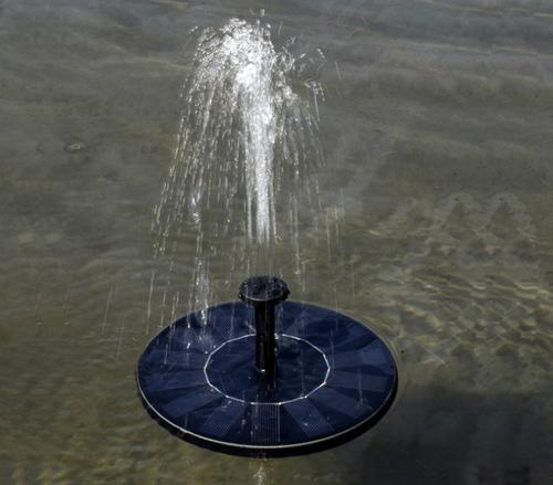 Solar-Powered Bird Fountain Kit, Outdoor Beautification Solar Fountain Pump