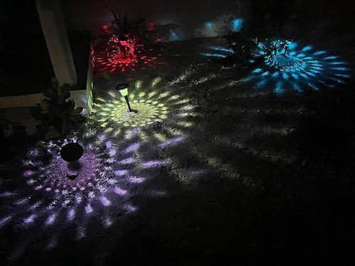 Solar Powered Outdoor Garden Lights for Yard, Lawn, Patio, and Christmas Decorations photo review