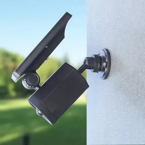 Solar Simulation Camera Wall Light for Outdoor Security