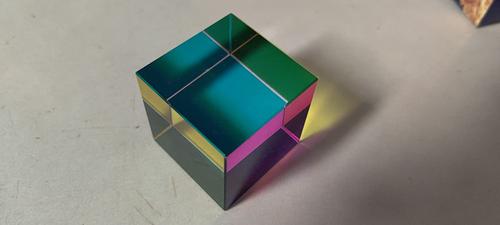 Spectroscope Optical Glass Cube Color Combining Prism photo review