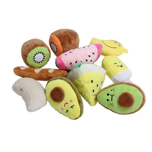 Squeaky Puppy Dog Toys for Small Medium Dogs - Bone Aggressive Chewers