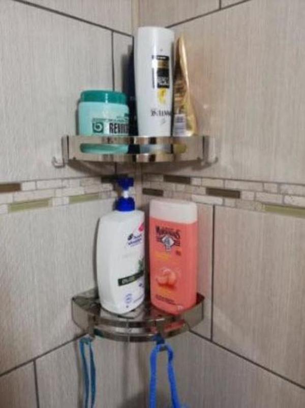 Stainless Steel Corner Shower Shelf photo review