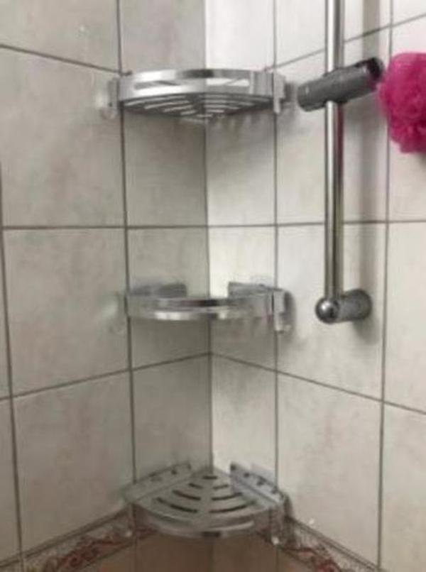 Stainless Steel Corner Shower Shelf photo review