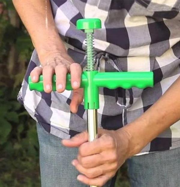 Standing Weed Puller Root Removal Tool photo review