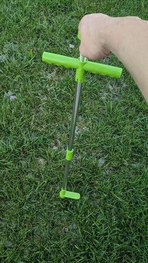 Standing Weed Puller Root Removal Tool photo review