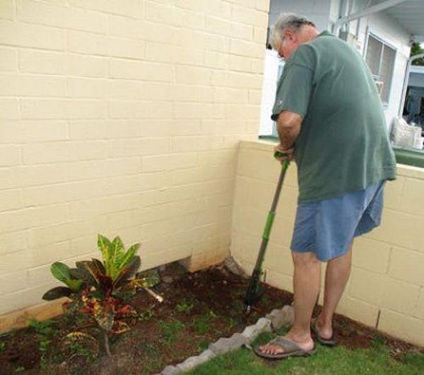 Standing Weed Puller Root Removal Tool photo review