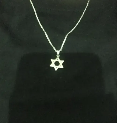 Star of David Twelve Tribes of Israel Pendant Necklace. photo review