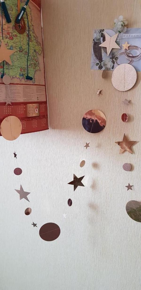 Star Paper Garland for Christmas Trees, Christmas Decorations For Home photo review