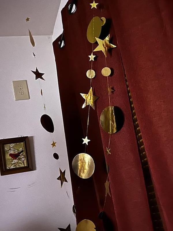 Star Paper Garland for Christmas Trees, Christmas Decorations For Home photo review