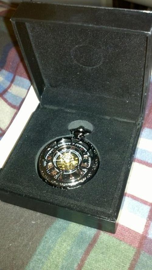 Steampunk Mechanical Pocket Watch photo review