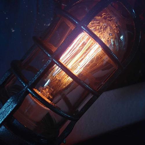 Steampunk Retro Rocket Lamp