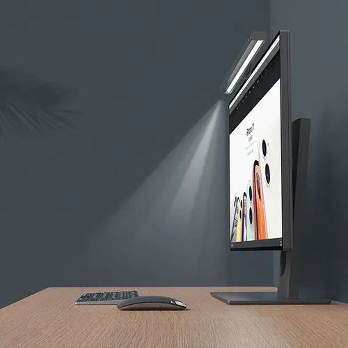 Stepless Dimming LED Screen Desk Lamp with Eye Protection for Computer Monitor and Reading