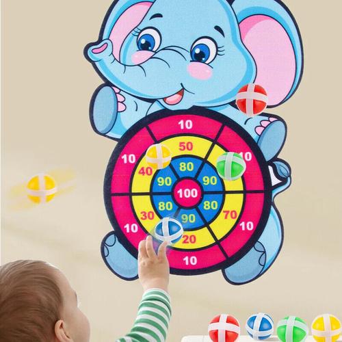 Sticky Ball Dart Board Target Sports Game Toy