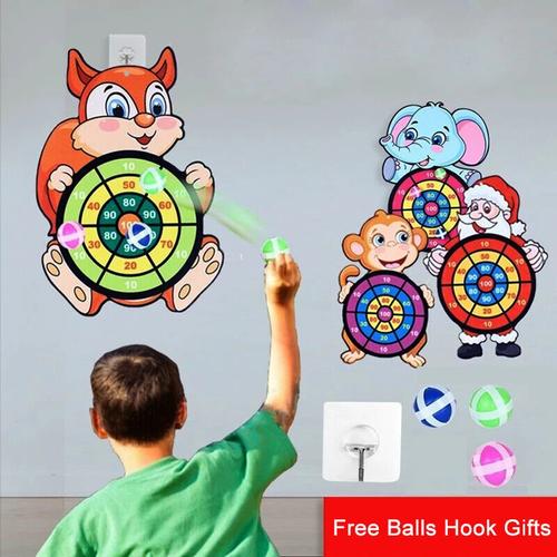 Sticky Ball Dart Board Target Sports Game Toy