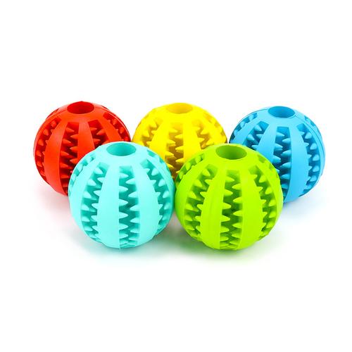 Stretchy Rubber Leaking Ball for Dogs - Funny Pet Tooth Cleaning Toys