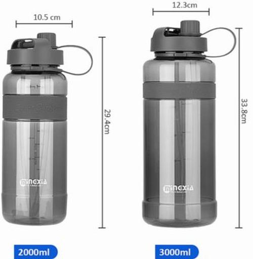 Summer Large Capacity Sports Water Bottle With Strap Portable Outdoor