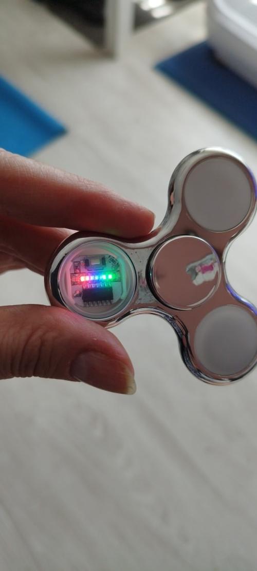 Super Fun Hand Spinner With Led Lights photo review