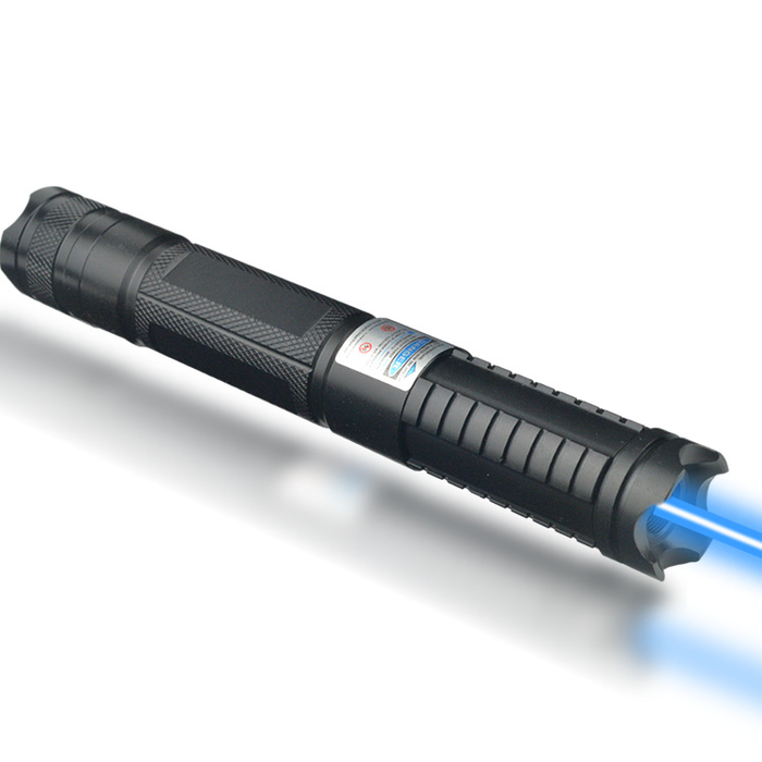 Super strong blue burning laser flashlight