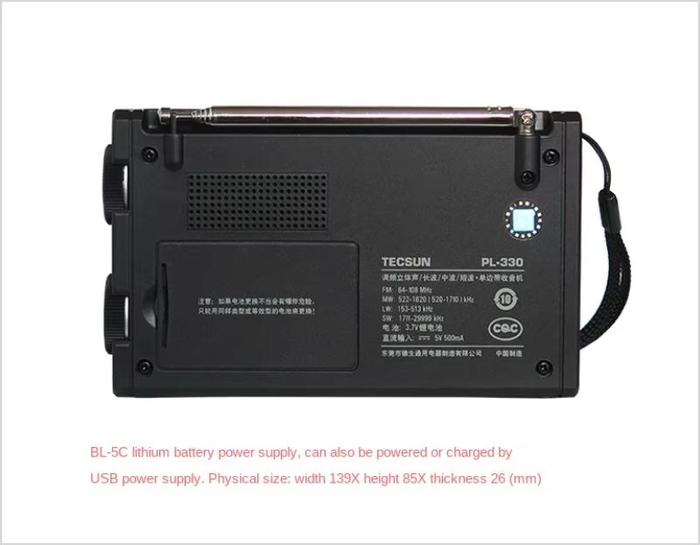 Tecsun PL-330 Full Band Portable Radio with SSB Receiver