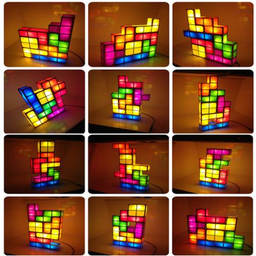 Tetris Lamp