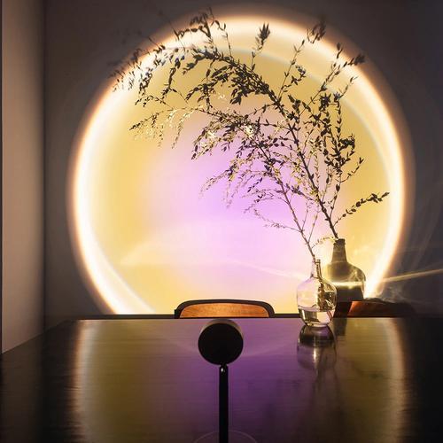 The Mellow Sunset Lamp, The Sun Never Sets Projection Sunset Atmosphere Light