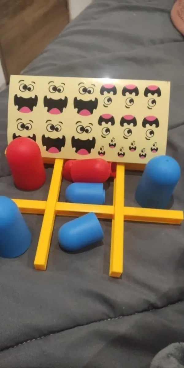 Tic Tac Toe Big Eat Small Gobble Board Game for Kids - Educational & Family Fun photo review
