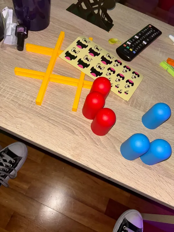 Tic Tac Toe Big Eat Small Gobble Board Game for Kids - Educational & Family Fun photo review