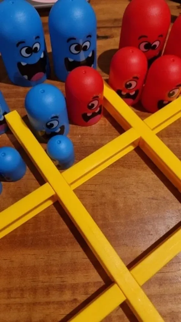 Tic Tac Toe Big Eat Small Gobble Board Game for Kids - Educational & Family Fun photo review