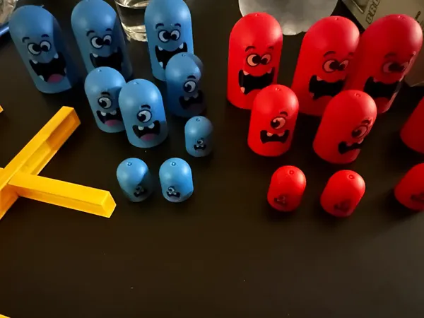 Tic Tac Toe Big Eat Small Gobble Board Game for Kids - Educational & Family Fun photo review