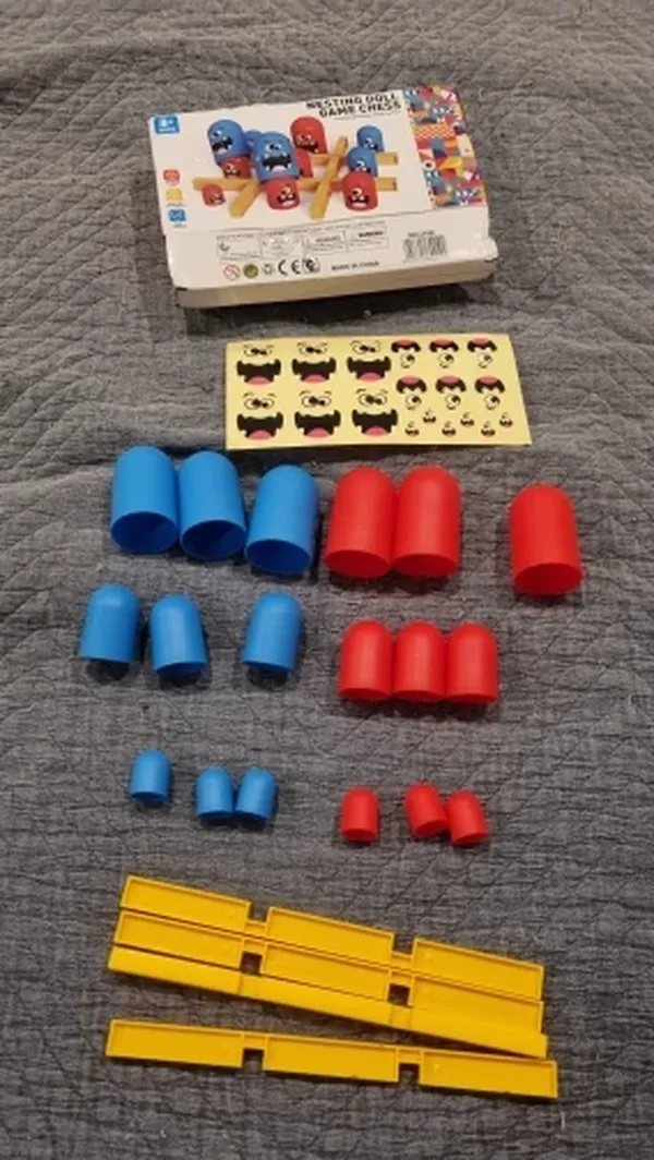 Tic Tac Toe Big Eat Small Gobble Board Game for Kids - Educational & Family Fun photo review