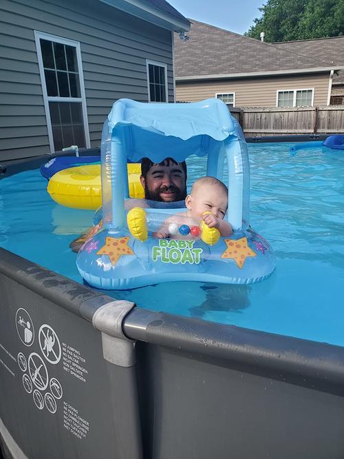 Toddler Swimming Pool Float With Canopy photo review