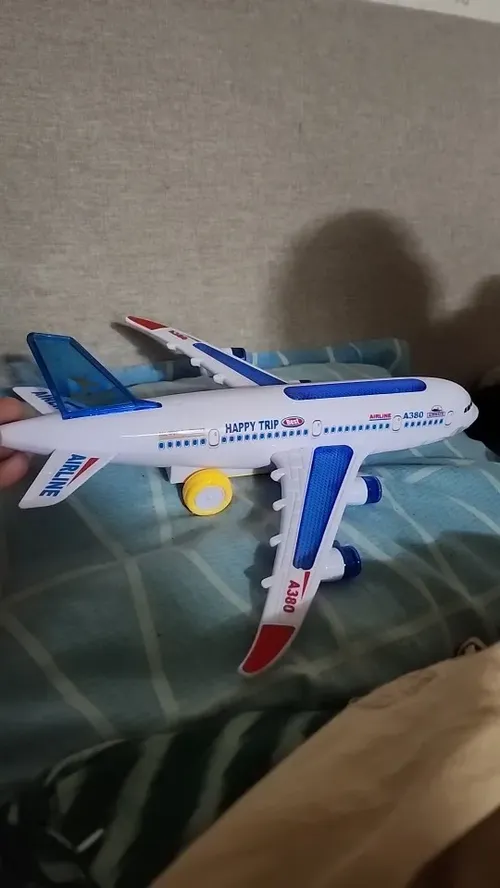 Toy Airplane Model With Lights And Music For Kids photo review