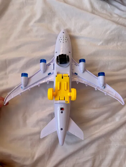 Toy Airplane Model With Lights And Music For Kids photo review