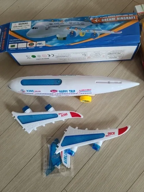 Toy Airplane Model With Lights And Music For Kids photo review