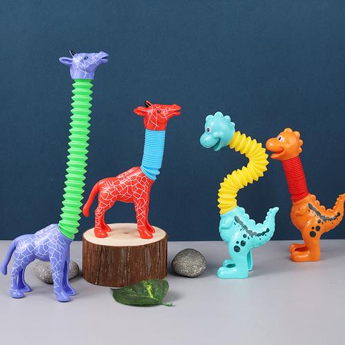 Tube Giraffe Push Pop Bubble Fidget Toys for Kids - Stress Relief &amp; Decompression