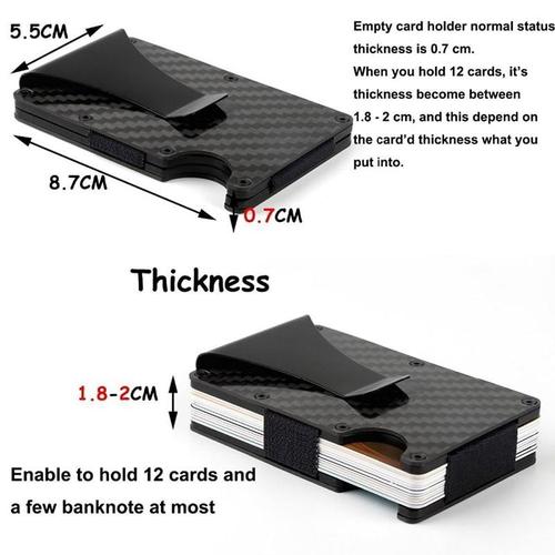 Ultra-Light Carbon Fiber Minimalist Wallet